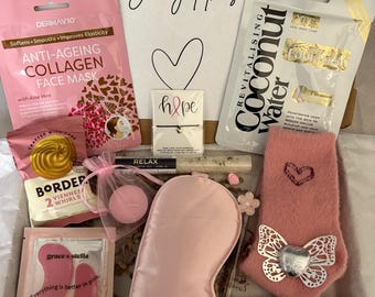 Hope Hamper, care package, chemotherapy hamper, recovery box, Cancer get well soon, thinking of you, get well soon, cancer self care package