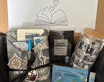 Paranormal Blind Date Book Box, Spooky Romance Surprise, Reader Gift Hamper