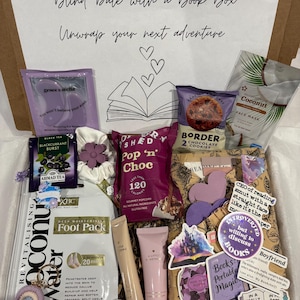 Blind date with a book box, surprise for her, bookish gift box for book lovers, book treats, bookish gifts, wrapped surprise, gifts for her