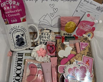 Ultimate Blind date with a book box, bookish hamper, mystery book hamper, book gift box for book lovers, unique reading experience, bookish