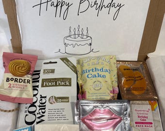 Birthday Pamper Hamper, Cupcake Keepsake, Self Care Treats