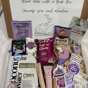Blind date with a book box, surprise for her, bookish gift box for book lovers, book treats, bookish gifts, wrapped surprise, gifts for her