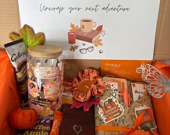 Autumn Blind Date Book Box, Cosy Mystery Read, Seasonal Bookish Treat, Pick Genre