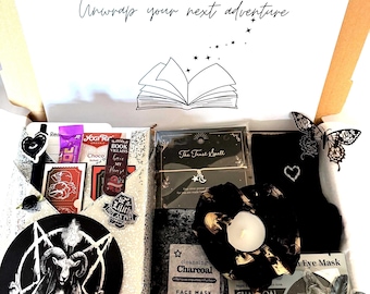 Gothic Blind Date Book Box, Dark Self Care, Alternative Goth Gifts
