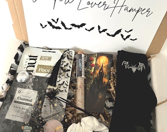 Vampire Gift Hamper, Gothic Self-Care Box, Spooky Themed