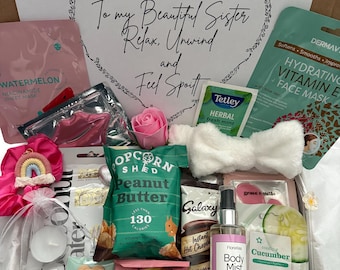 Sister Pamper Hamper, Relax Unwind Feel Spoilt Gift Box