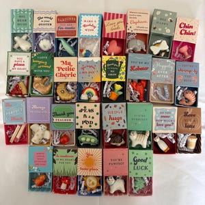 Ceramic Matchbox Keepsake Token Mini Hamper, Mini Keepsake Gift, Animals