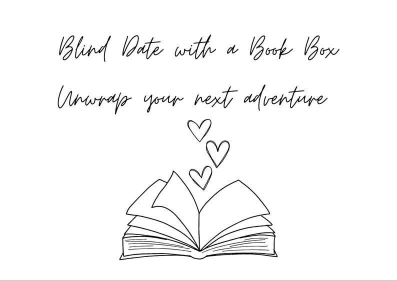 Blind date with a book box, surprise for her, bookish gift box for book lovers, book treats, bookish gifts, wrapped surprise, gifts for her