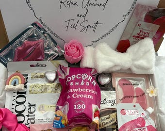 Niece Pamper Hamper, Spa Relaxation Gift Box, Niece Pocket Hug, Birthday Treats