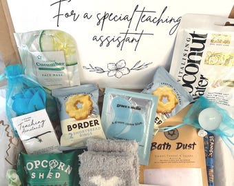 Teaching Assistant Pamper Hamper, Thank You Gift Box, Relaxation Care Package