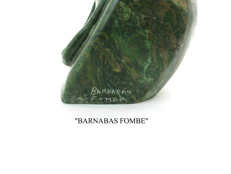 South African Sculpture Carved Verdite Stone Bust of Shona Etsy