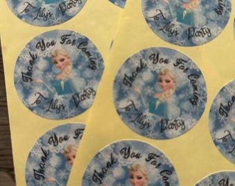 Personalized Frozen Birthday Stickers | Personalised stickers | birthday | christmas