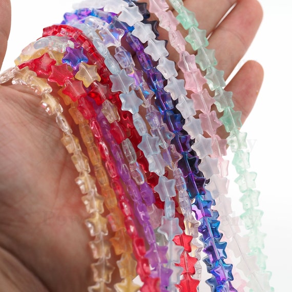 Star AB Color Transparent Glitter Beads Beads DIY Bracelet Jewelry