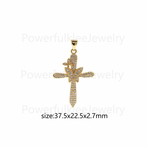 10pcs Cross Charms Western Charms for Jewelry Making Earrings Necklace  Charms