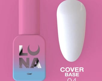 LunaMoon Cover Base 4, 13ml, White