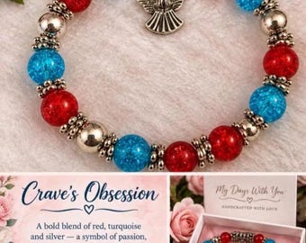 Pulsera inspirada en la obsesión de Crave: Mis días contigo