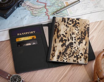 Leopard Print Passport Cover