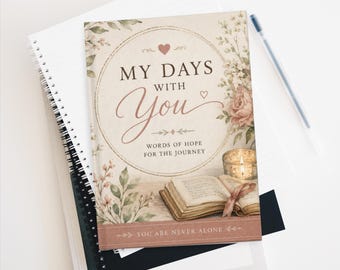 My Days With You Journal | Floral Devotional Blank Notebook