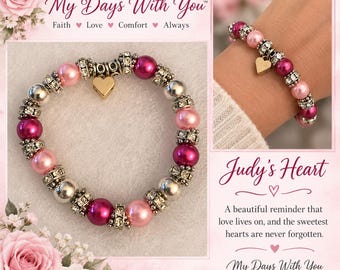 Pulsera inspirada en el corazón de Judy: Mis días contigo