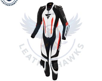 Shima Miura RS Women's Moto GP Motorcycle Riding Suit, GPlus Motorbike Original Leather Racing Suit, CE Approved Protections, Gift For Her