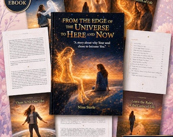 Spiritual Digital Ebook PDF, Digital Download, Printable Soul Guidance Book, Angel Inspired Gift for Her