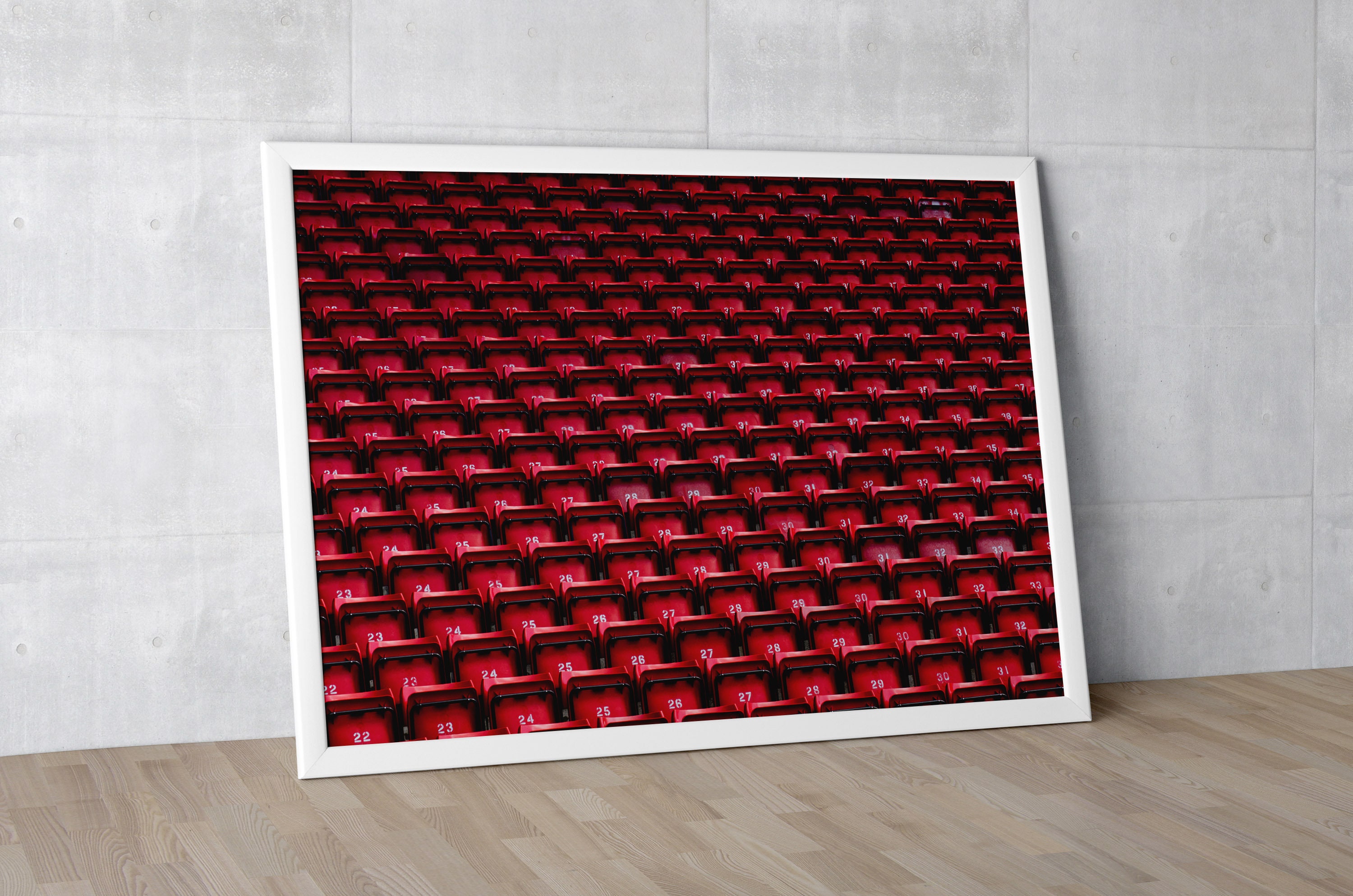 Impresión fotográfica de filas y filas de sillas en Anfield | Etsy