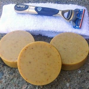 Unscented Shaving Soap for Sensitive skin, for Men and Women