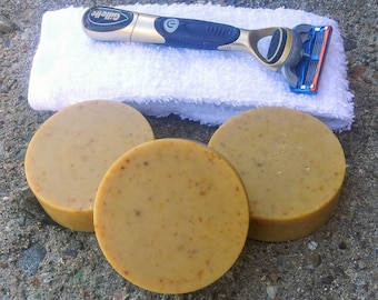 Unscented Shaving Soap for Sensitive skin, for Men and Women