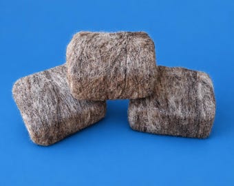 Felted Activated Charcoal Soap