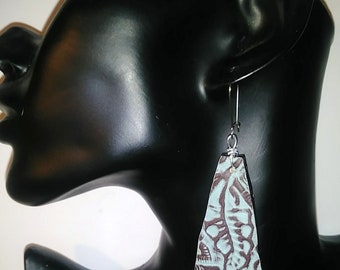 Leather earrings