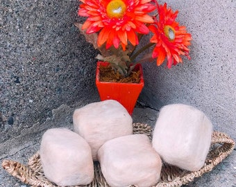 Felted Authentic African black soap