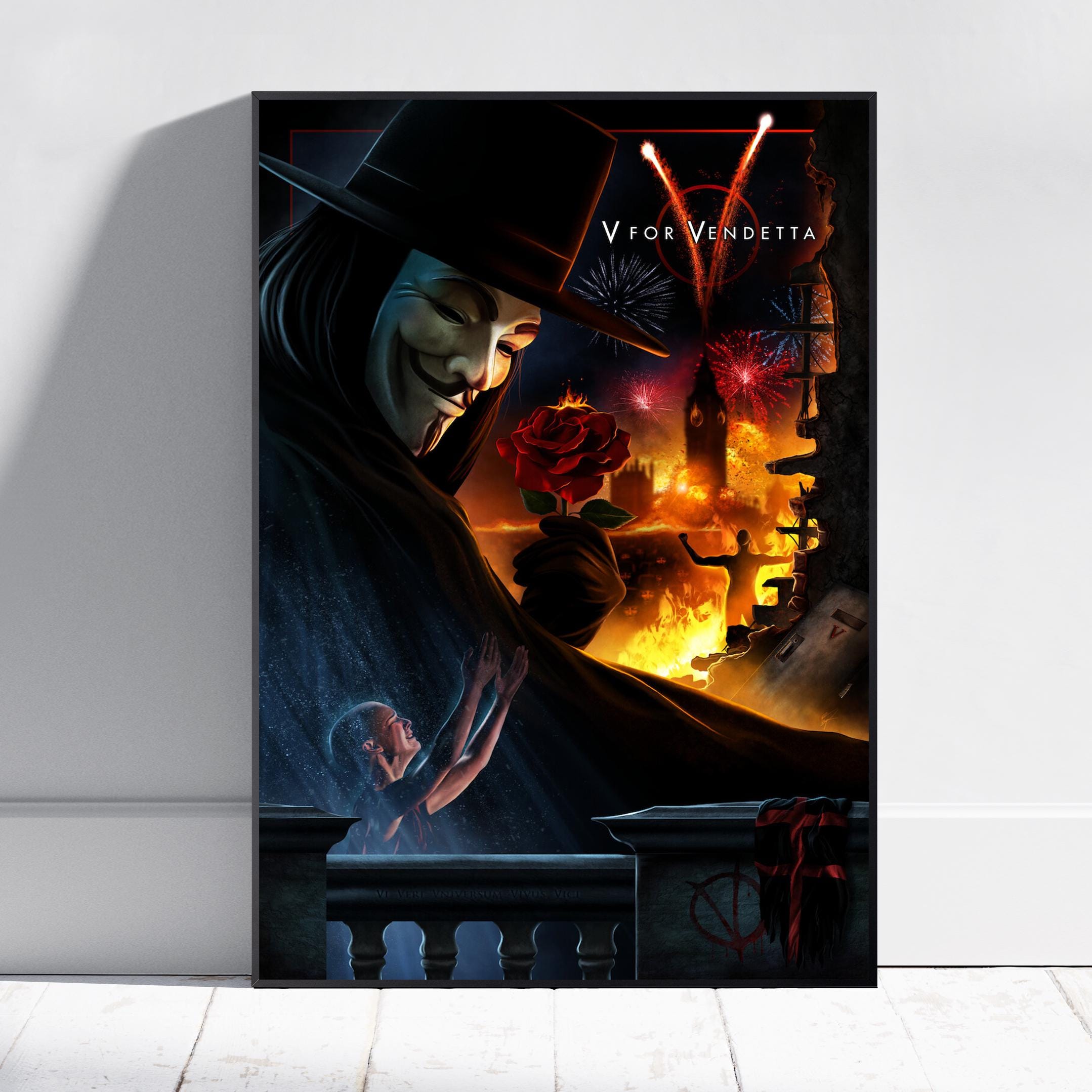 V vendetta poster - Etsy 日本