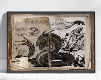 Plakat ARK Survival Evolved | Grafika ścienna Dossiers | Wydruk z gry nr 6