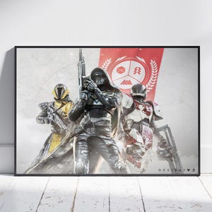 Destiny Poster, Guardians Wall Art, Game Print #3