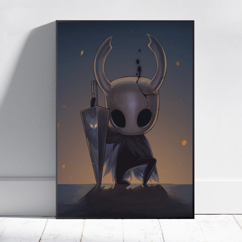 Hollow Knight Poster | Hornet Wall Art | Game Print #6 - Etsy