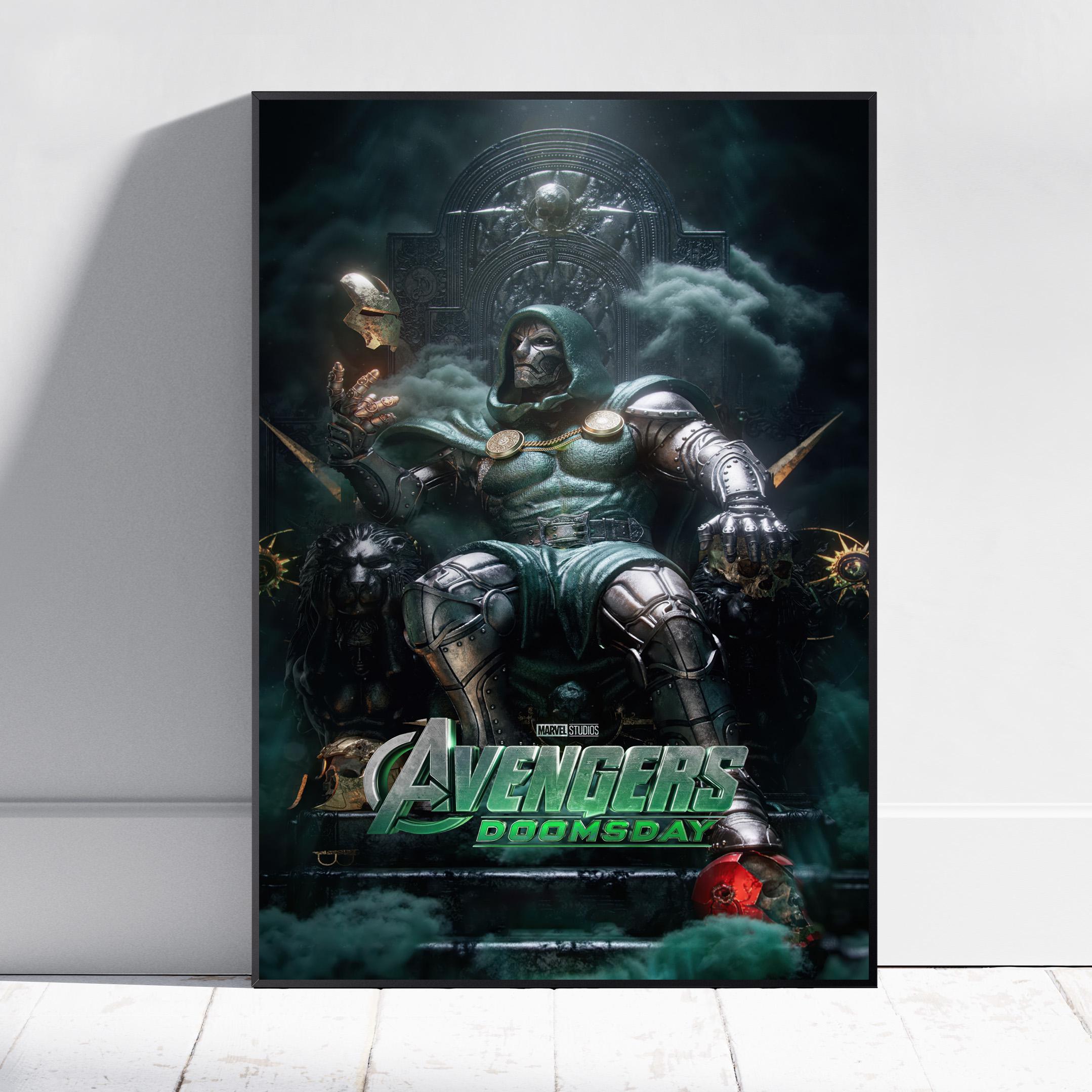 Avengers Doomsday Poster | Dr Doom Wall Art | Victor Von Doom