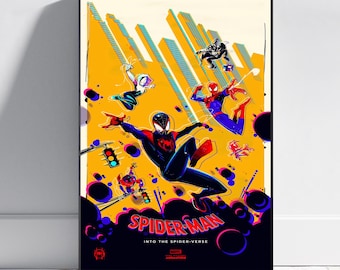 Póster de Spider-Man: Un nuevo universo / Arte mural de Miles Morales / Impresión del juego n.° 2