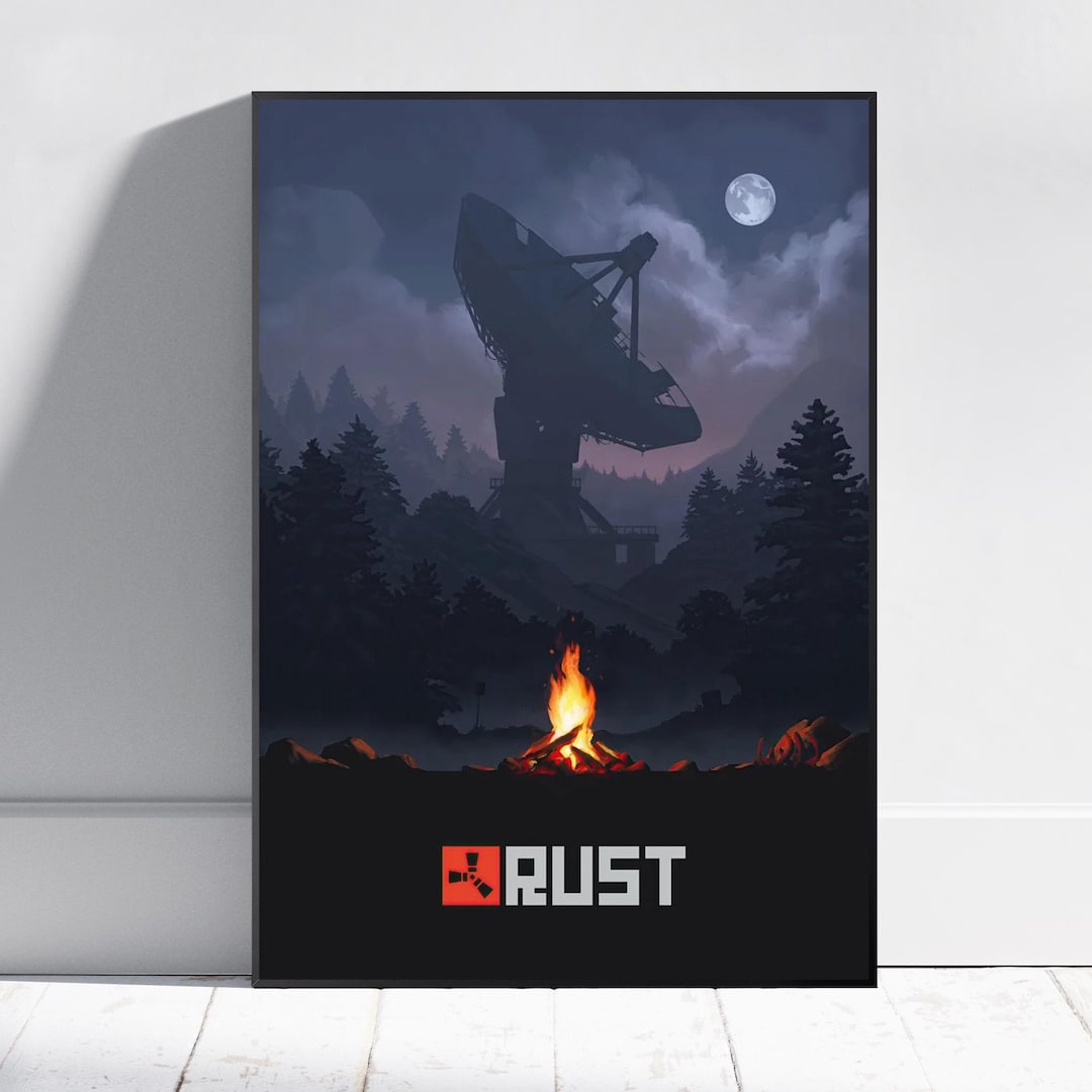 Rust Poster | Survive Wall Art | Game Print - Etsy