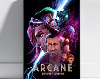 Arcane Poster | LoL Wall Art | Game Print