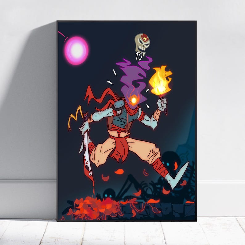 Dead Cells Poster | the Beheaded Wall Art | Game Print #4 - Etsy
