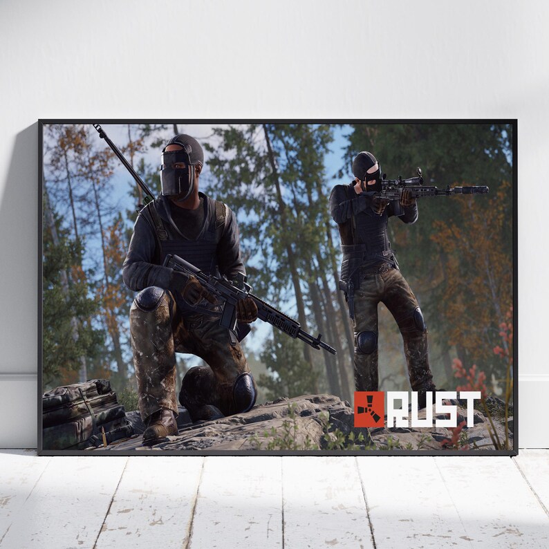 Rust Poster | Survive Wall Art | Game Print - Etsy