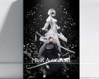 ニーア オートマタ ポスター - CD カバー - 公式キーアート - 高品質