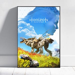 Horizon Zero Dawn Poster, Verbotener Westen Wandkunst, Game Print #3