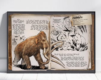 Plakat ARK Survival Evolved | Grafika ścienna Dossiers | Wydruk z gry nr 3