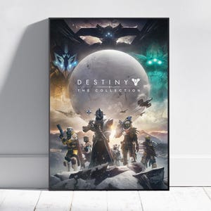 Destiny Poster, Guardians Wall Art, Game Print