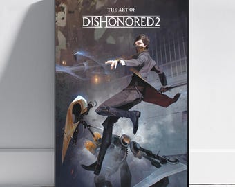 Dishonored Poster | Corvo Attano Wandkunst |  Spiel-Print