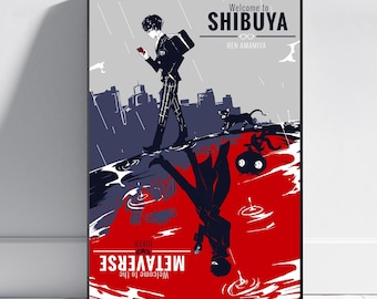 P5 ジョーカー＆クロウ ショータイム 11x14インチ プリント - Etsy 日本