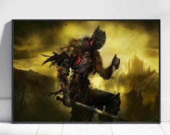 Dark Souls Poster | Soulsborne Wall Art |  Game Print #2