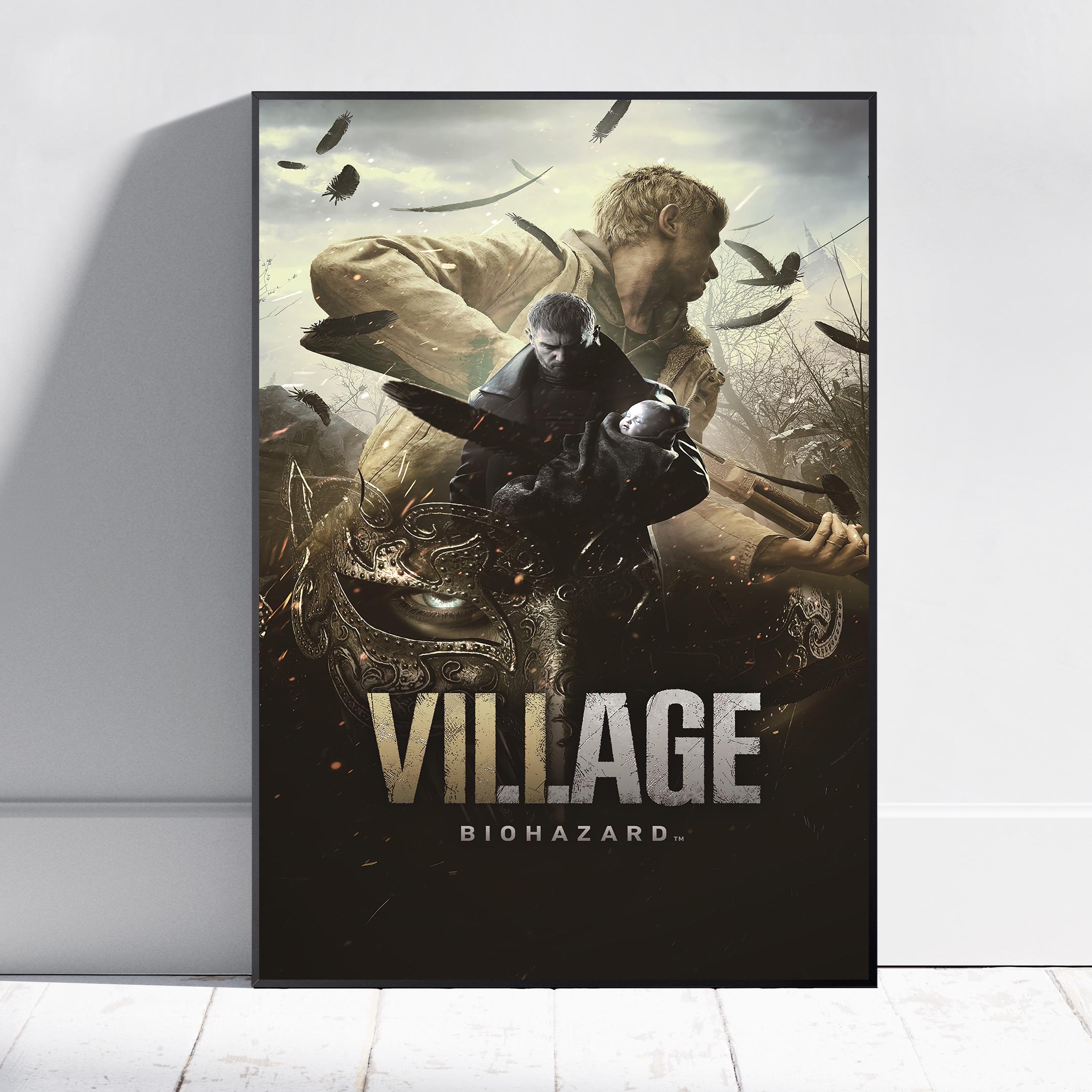 Resident Evil Village Collector's Edition Cloth Map - Capcom Official Banner Poster