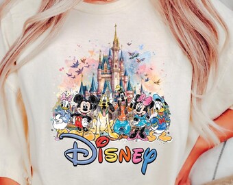 Disney Mickey And Friends Tshirt, Disney Castle Family Tshirt, Disney Family Trip Gift Shirt, Disney World Lover Shirt, Mickey Lover Shirt